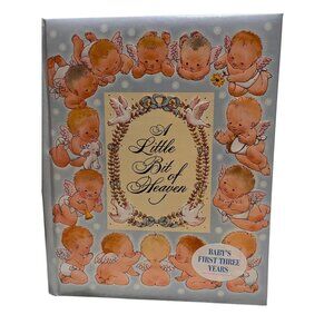Hallmark Baby's First Three Years Vintage Keepsake Memory Book Blue Baby Boy New